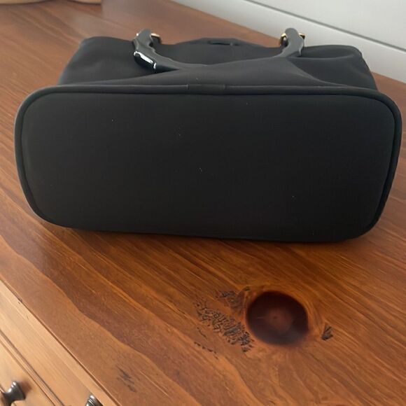 Summer Fun Nylon Bag with Faux Black Bamboo Handles - Picture 6 of 6